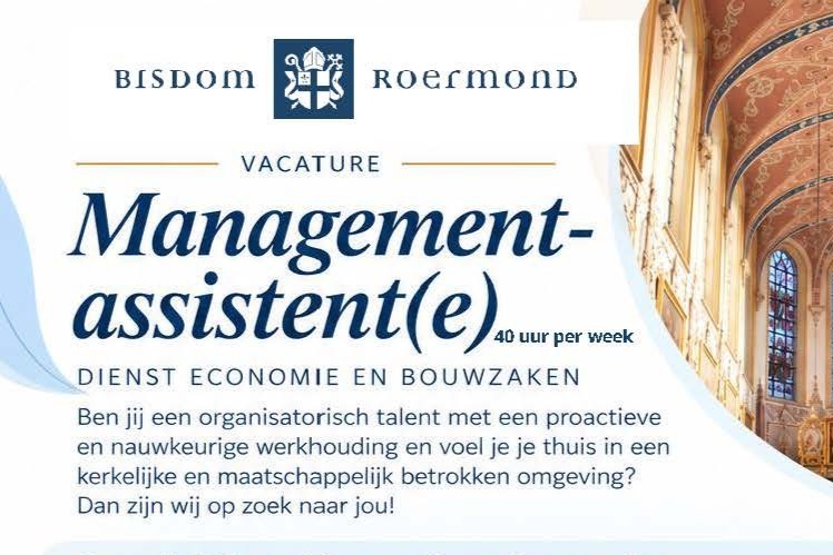 Vacature Managementassistent(e)